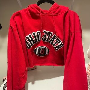 Ohio State cropped hoodie